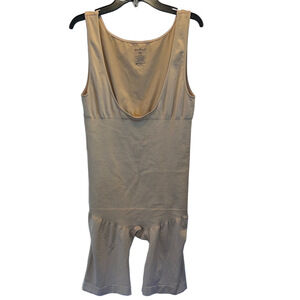 Under Where? Beige Shapewear Bodysuit, Plus Size 2X